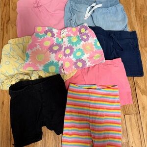 8pc Toddler Shorts Bundle 18–24M 2T Old Navy Baby Gap Cat & Jack Carters Summer